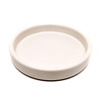 Plastic castor cup - white - Ø70mm