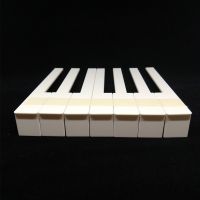 Piano key tops - with fronts - creme - 50mm
