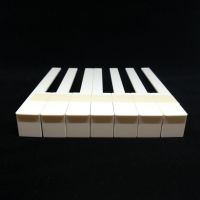 Piano key tops - with fronts - creme - 52mm